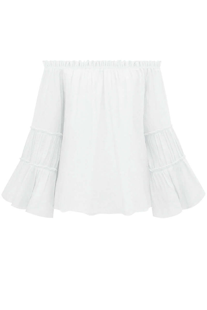 Women's Off-Shoulder Folded Top: Elegant &amp; Versatile