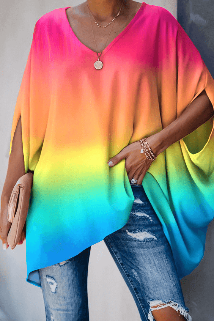 Women's Casual V-Neck T-Shirt: Relaxed Fit, Soft & Breathable