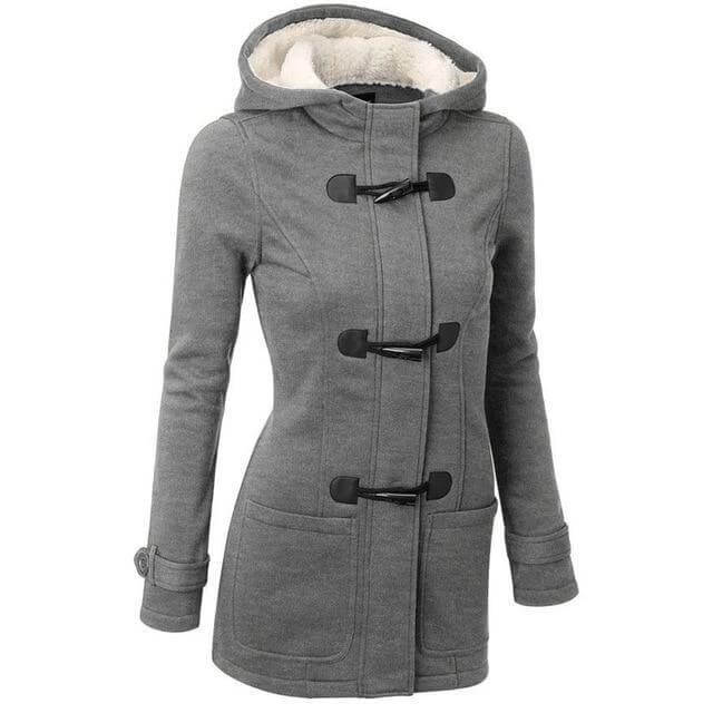 Women's Cozy Hooded Fleece Jacket: Warm, Stylish & Comfortable