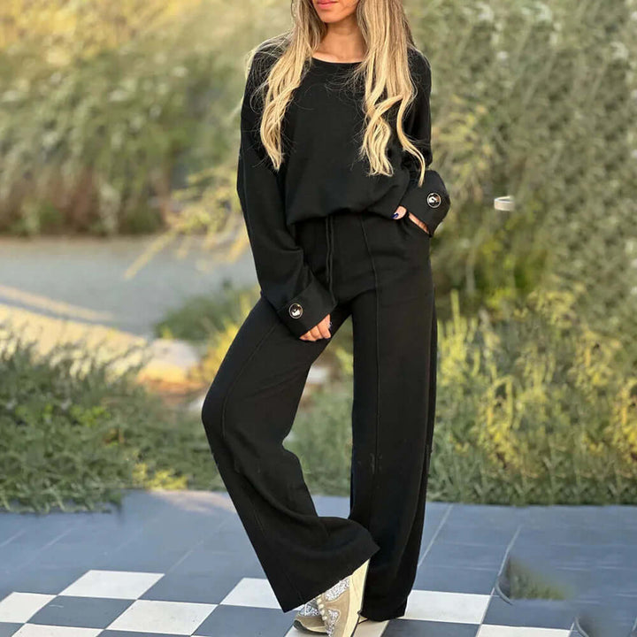 Women's Elegant Breathable Two-Piece Set