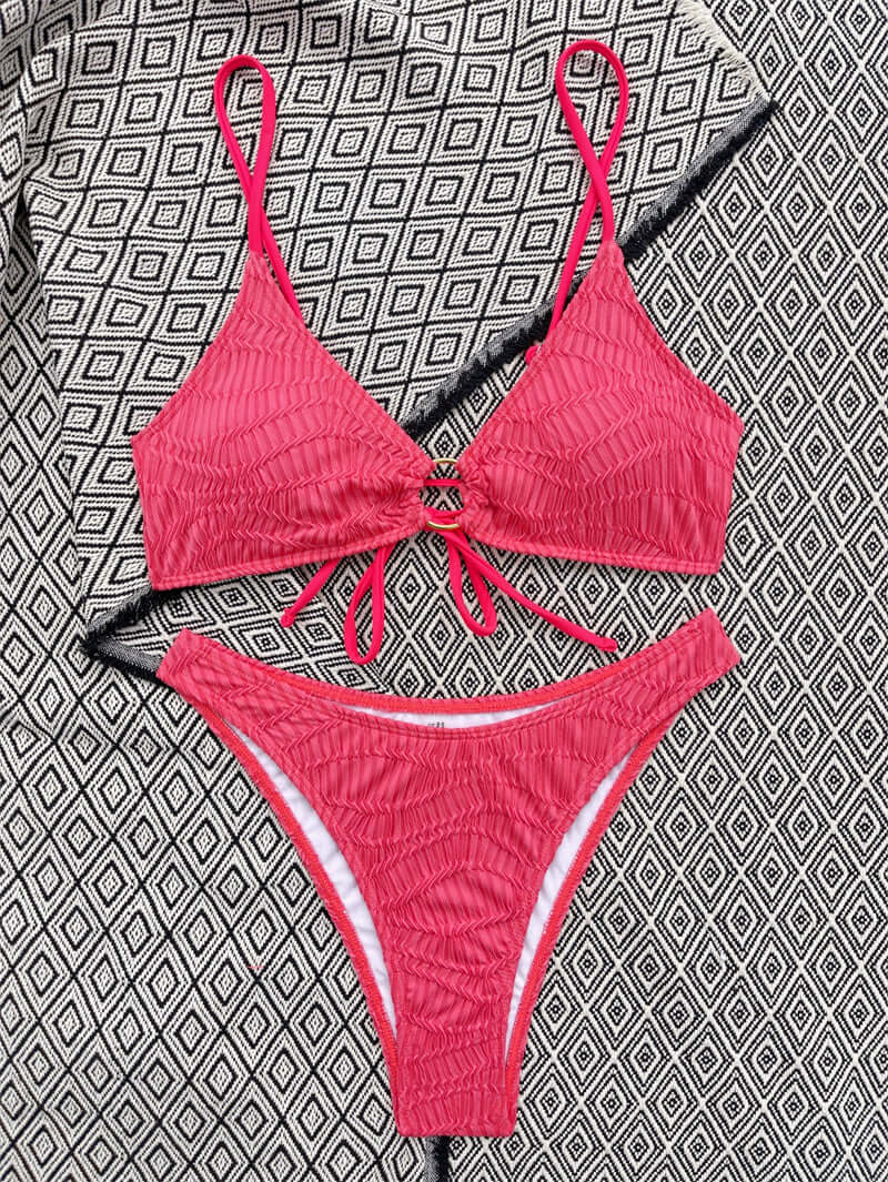 Women's Statement Ring Bikini Top & Bottom