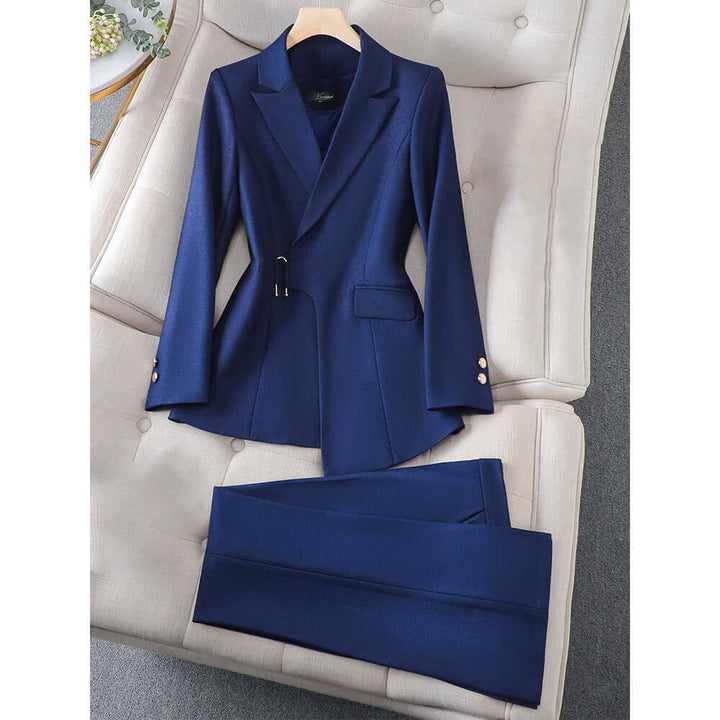 Women's Classic Blazer and Trousers Set