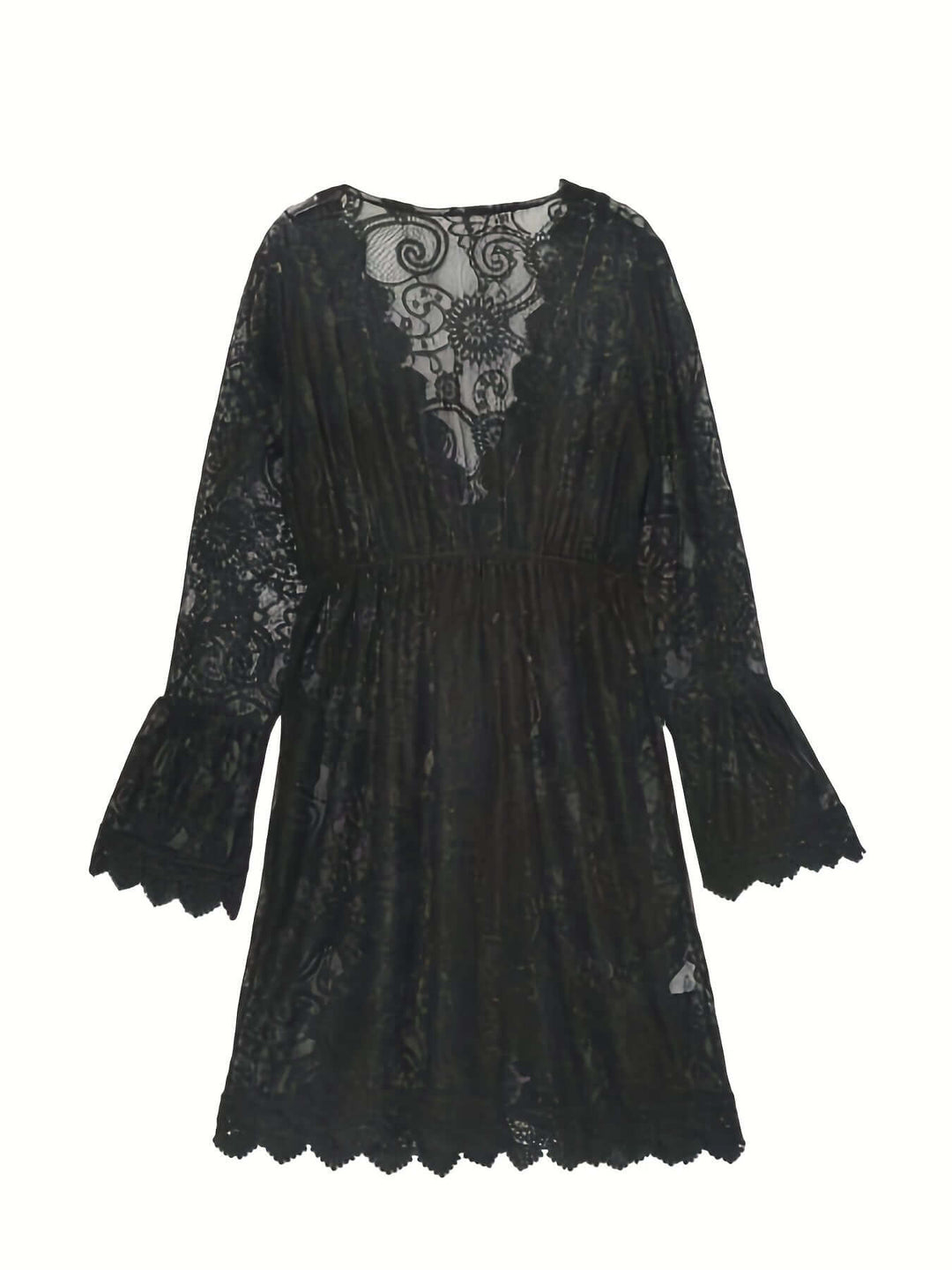 Women's Lace Midi Dress: Summer Knit Beach Dress