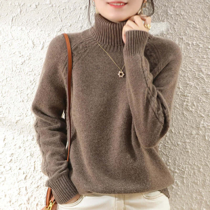 Women's Relaxed Fit Roll Neck Jumper