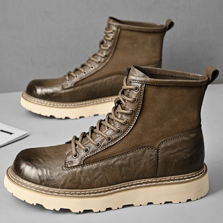 Men's High-Top Outdoor Boots: Rugged & Stylish