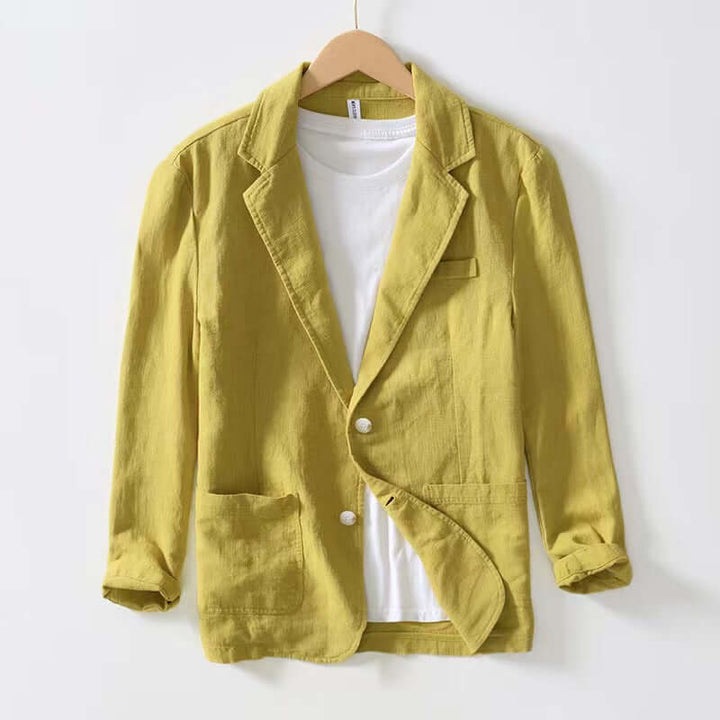 Men's Casual Two-Button Blazer Jacket