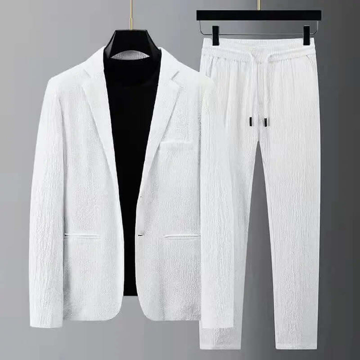 Men's Tailored Blazer Pant Set - Formal Wear