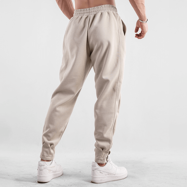 Men's Casual Tapered Joggers with Cuffed Ankles