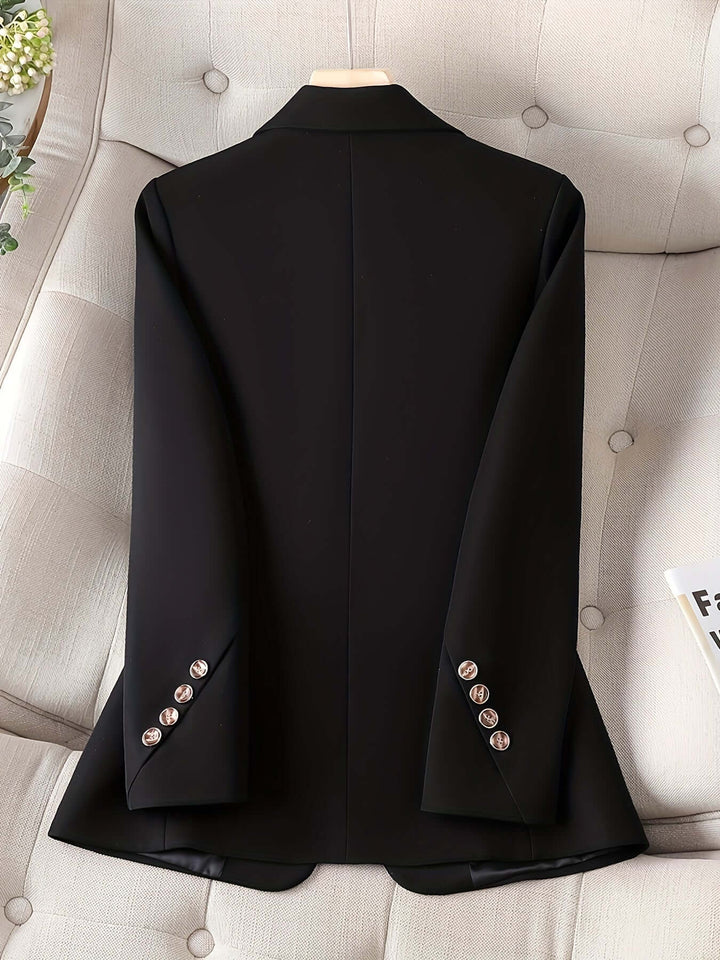 Women's Tailored Single-Breasted Blazer: Versatile & Stylish