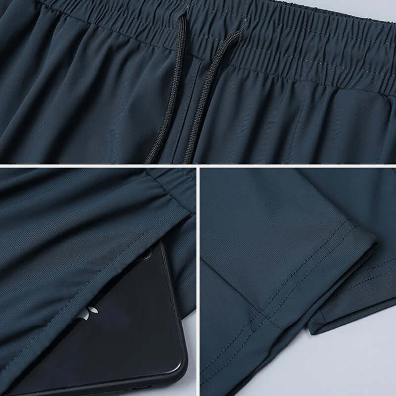 Men's Slim Fit Joggers: Tapered Leg, Elastic Waist, Side Pockets