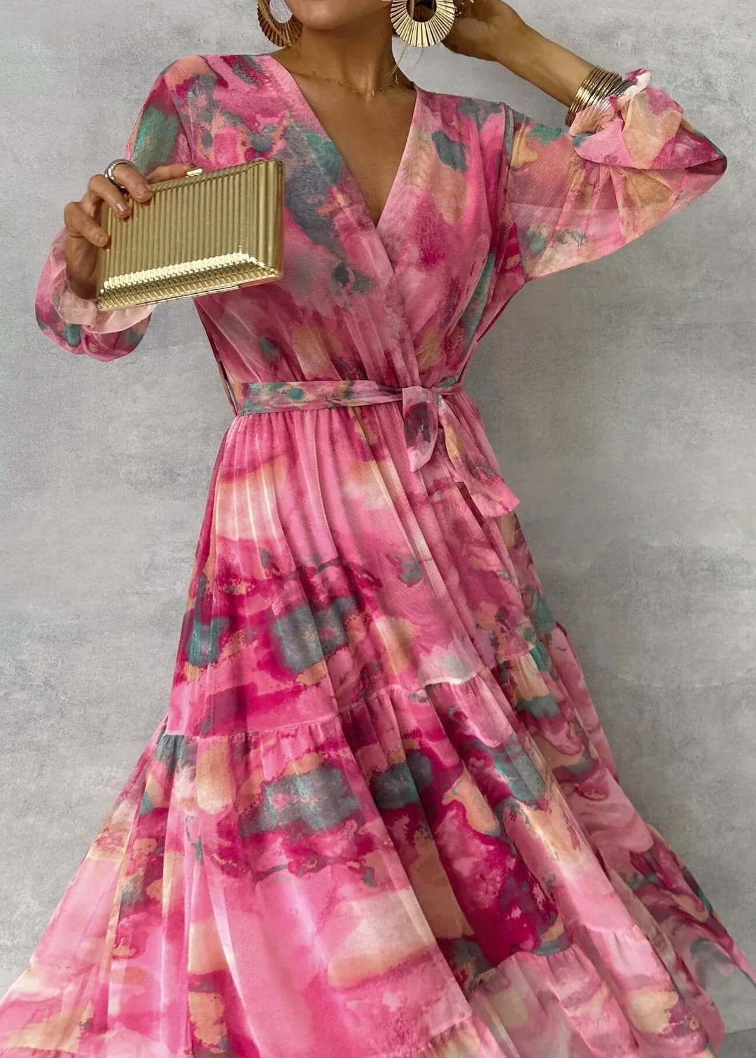 Women's Long Sleeve Summer Dress: Casual A-line Dress