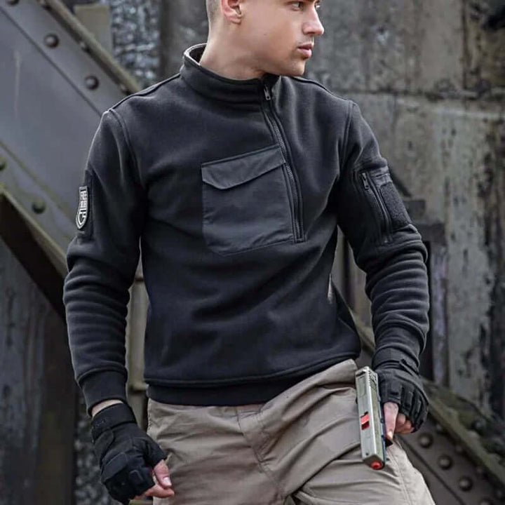 Men's Tactical Fleece Jacket: Warm, Durable & Versatile