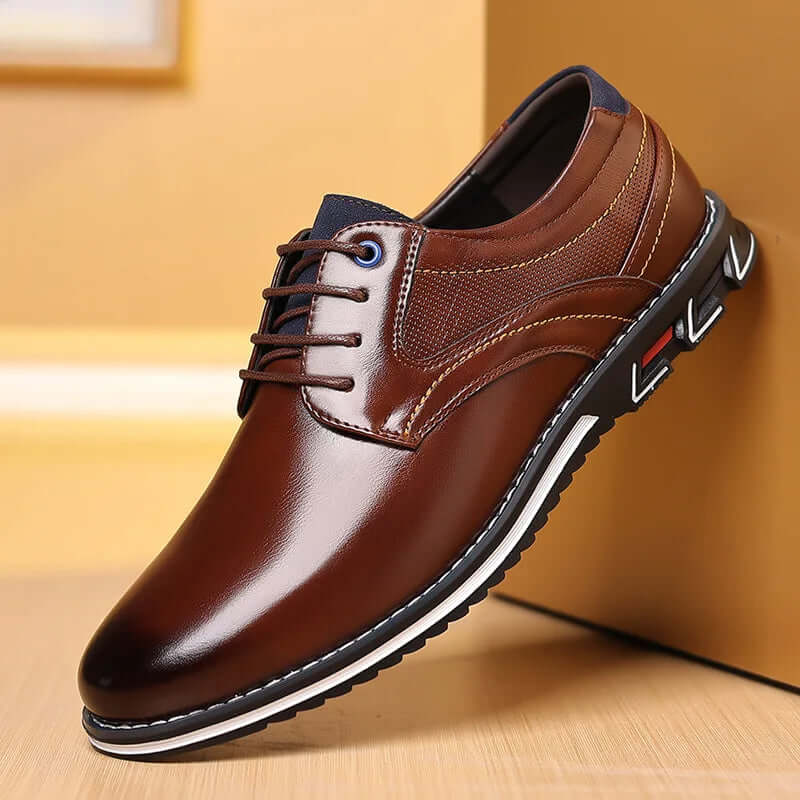 Men's Leather Lace-Up Formal Shoes