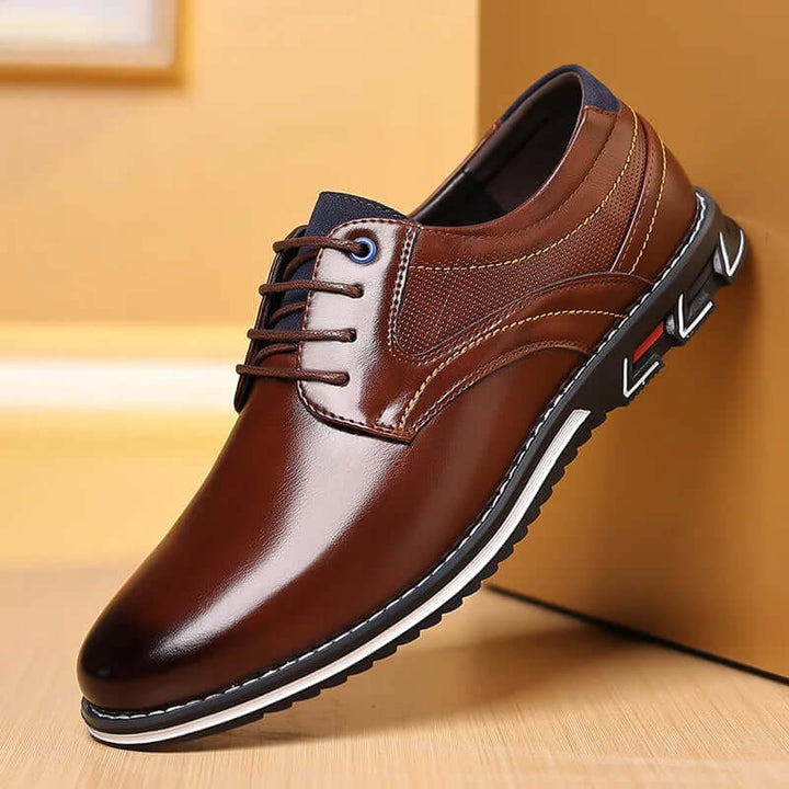 Men's Leather Lace-Up Formal Shoes