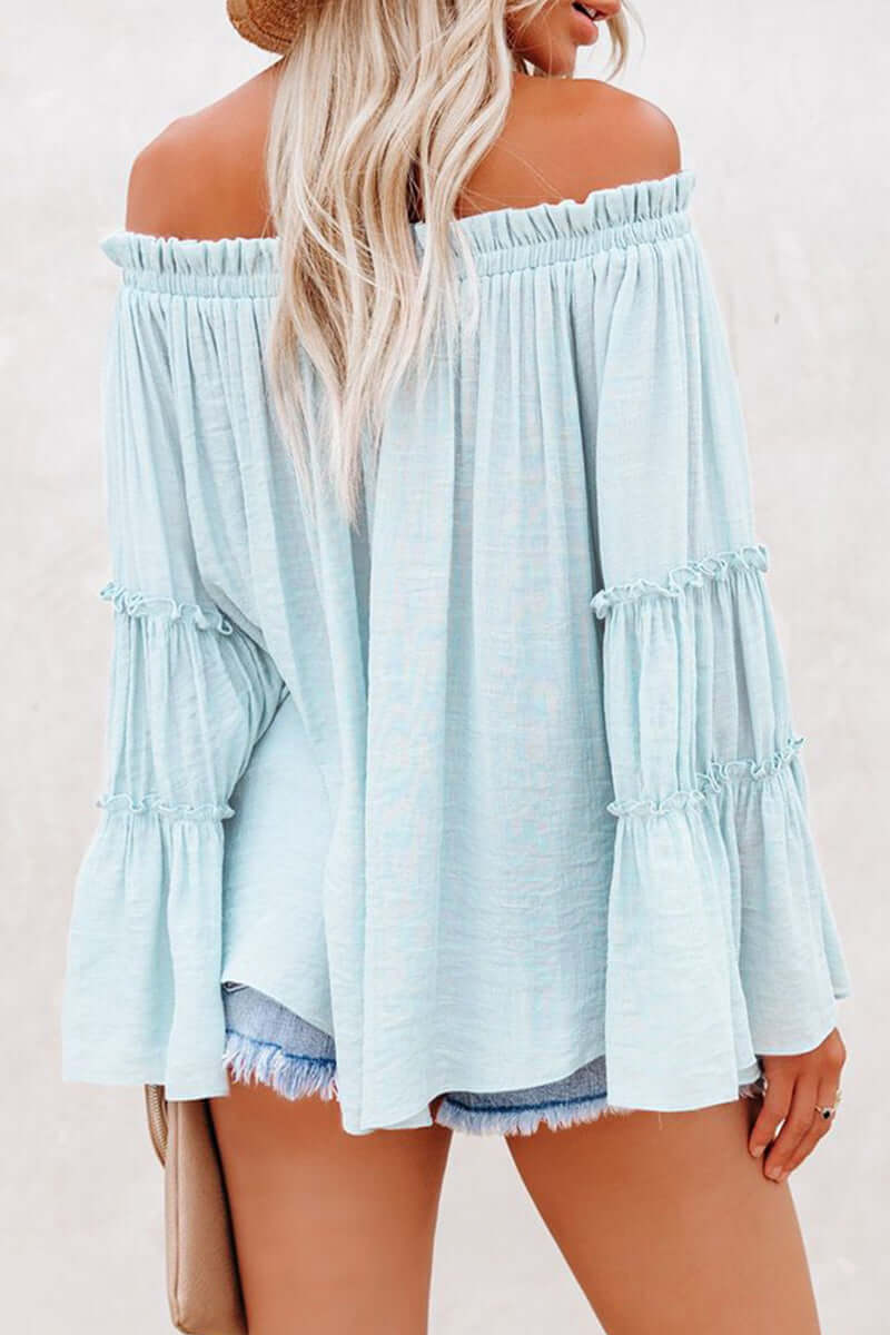 Women's Off-Shoulder Folded Top: Elegant &amp; Versatile