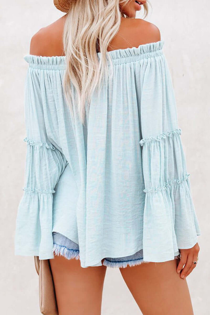 Women's Off-Shoulder Folded Top: Elegant &amp; Versatile