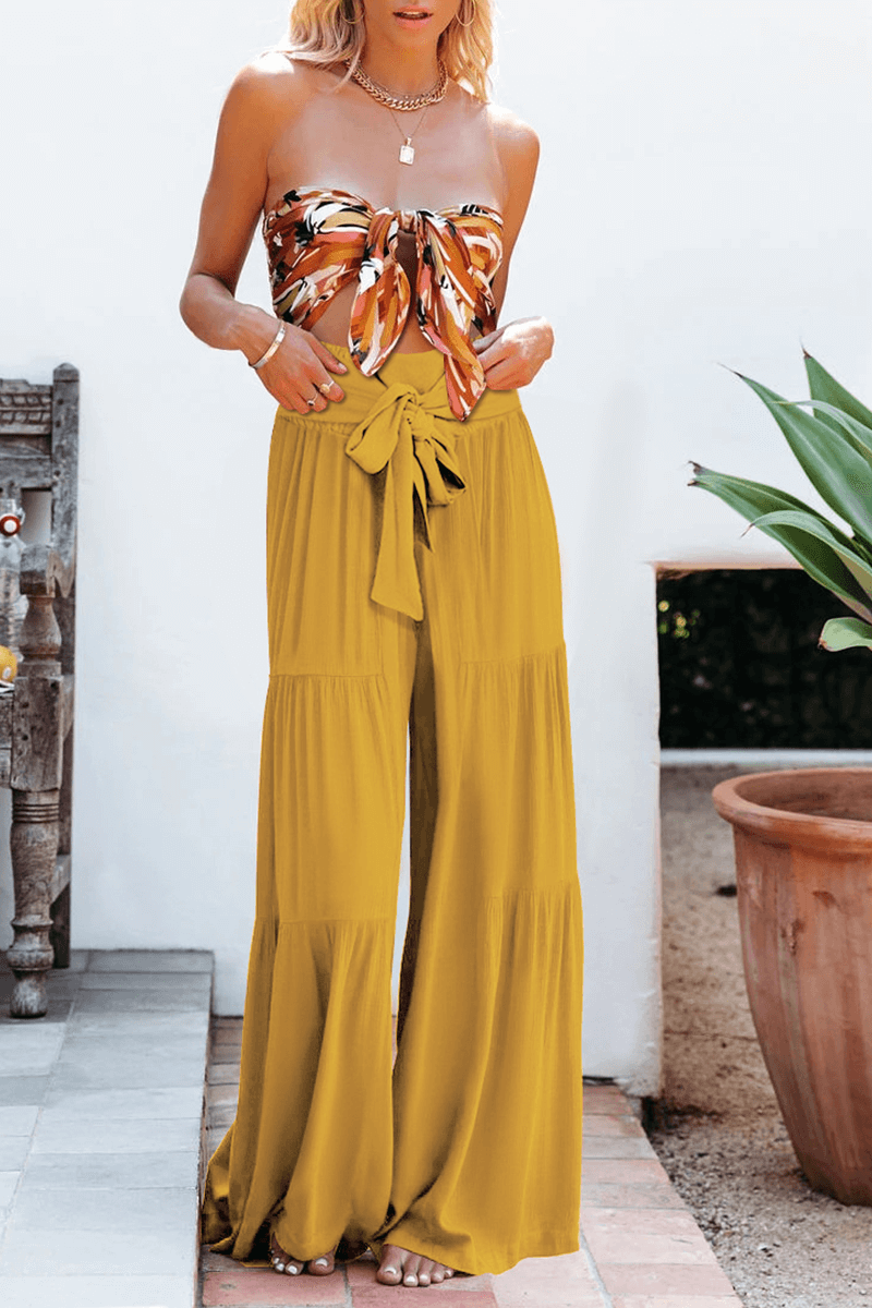 Women's High Waist Wide Leg Pants: Loose Fit, Comfortable Trousers