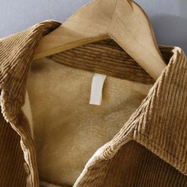 Men's Casual Long-Sleeve Corduroy Shirt
