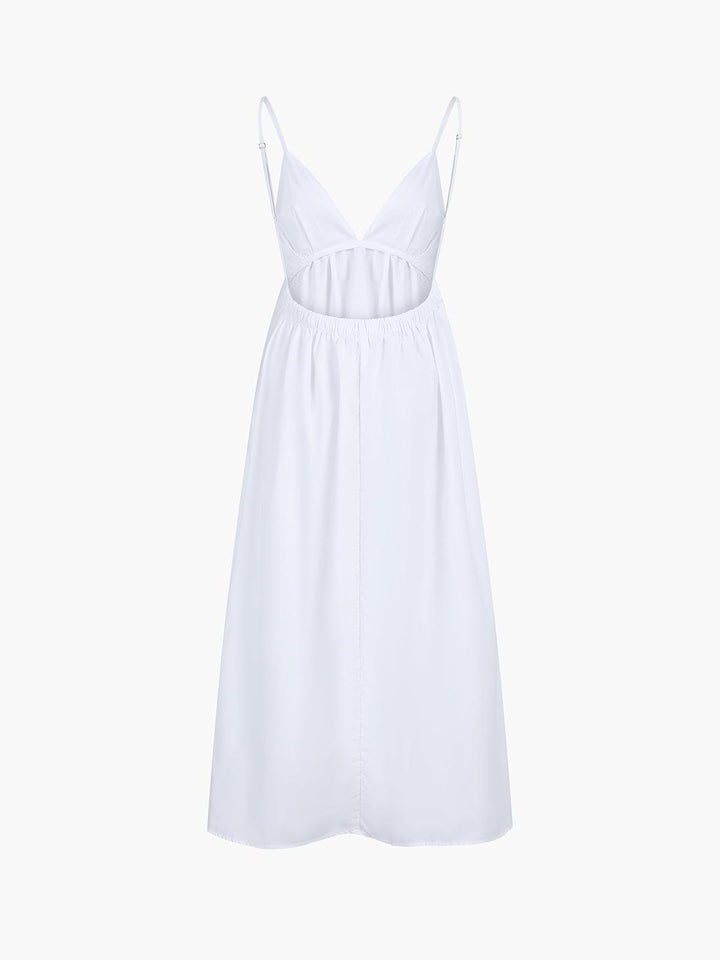 Women's Linen Midi Summer Dress