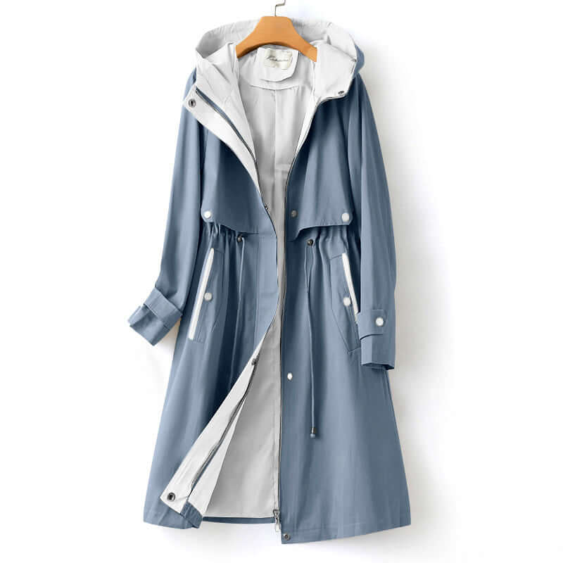 Women's Tailored Windbreaker Jacket: Water-Resistant & Stylish