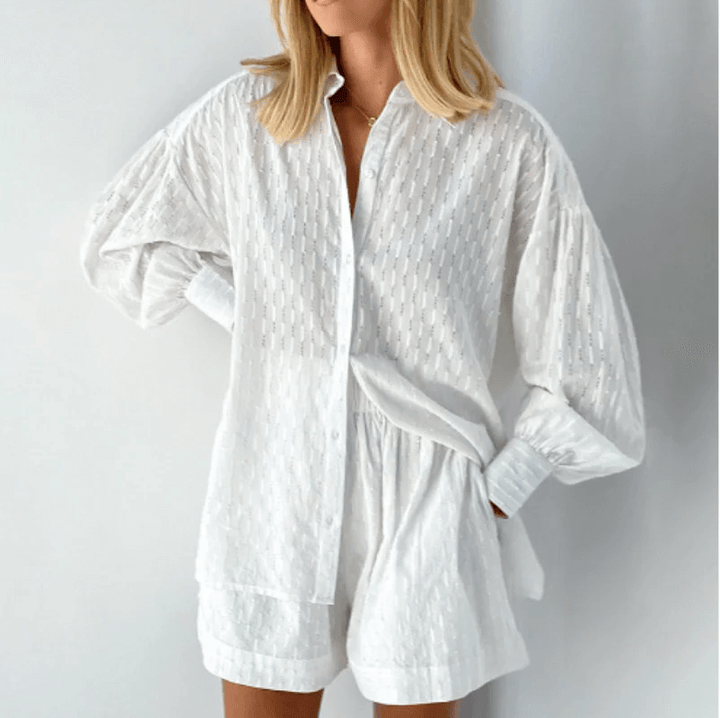 Women's Two-Piece Set: Elegant & Comfortable Outfit