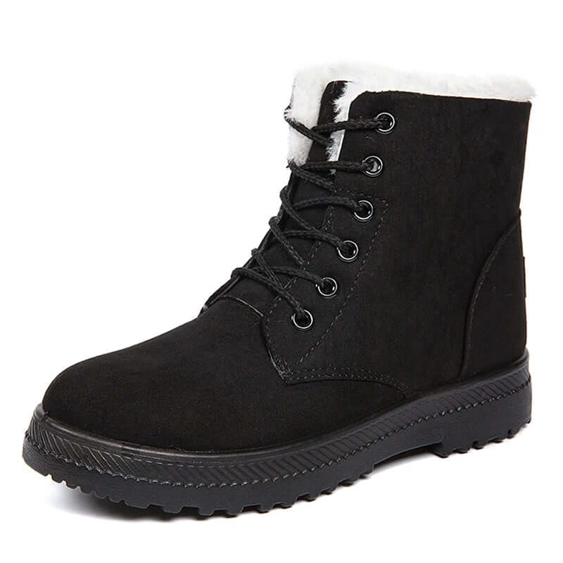 Women's Plush Lined Winter Boots: Warm, Stylish & Comfortable