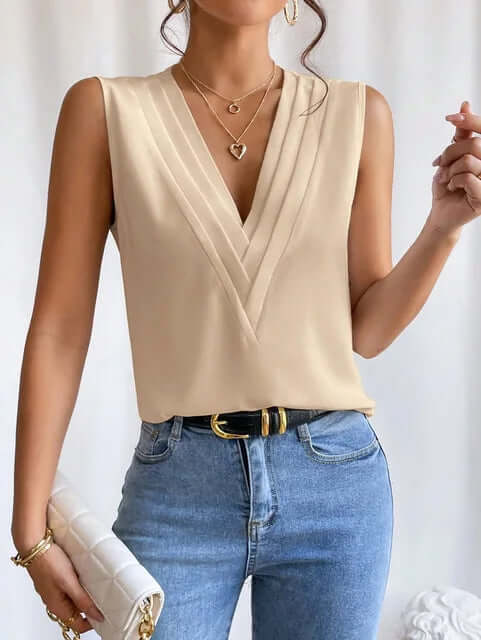 Women's Sleeveless Loose-Fit Summer Blouse