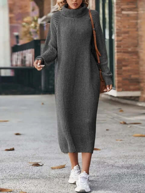 Cozy Knit Sweater Dress: Warm Winter Fashion