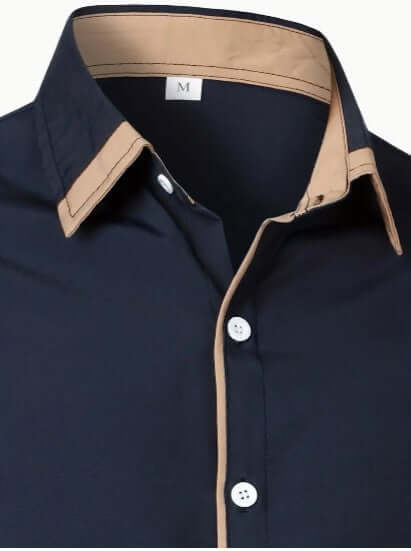 Men's Breathable Long-Sleeve Casual Shirt