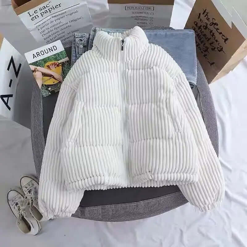 Women's Stylish Zip-Up Jacket: Casual & Comfortable