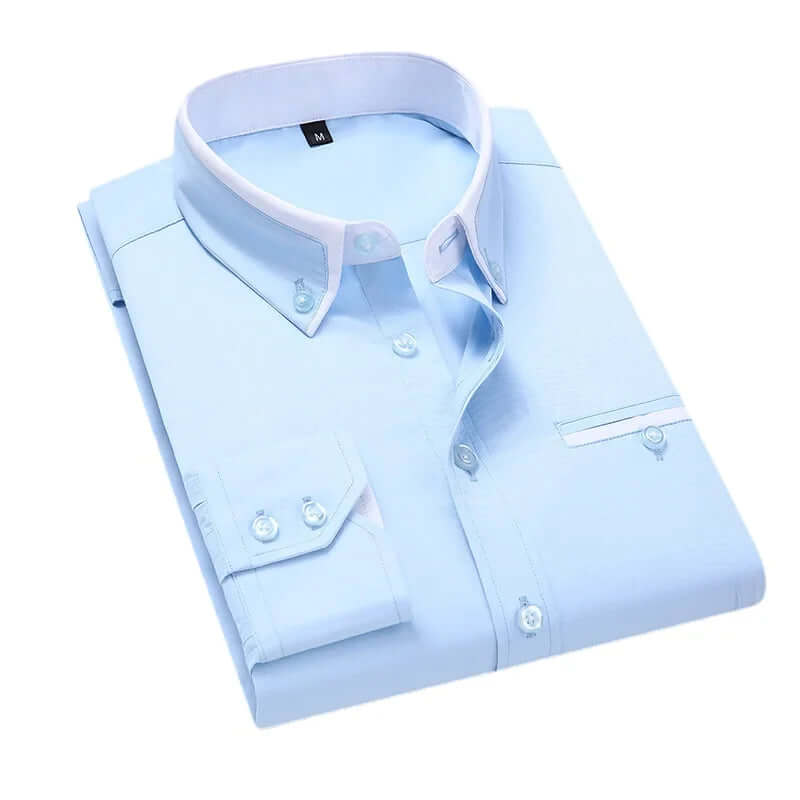 Men's Casual Long Sleeve Shirt: Stylish & Comfortable