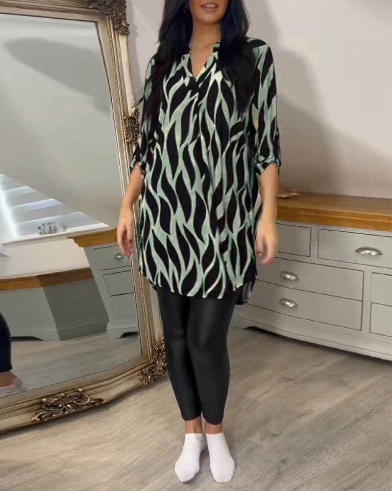 Women's Casual Long Sleeve Blouse - Lightweight & Comfortable Top