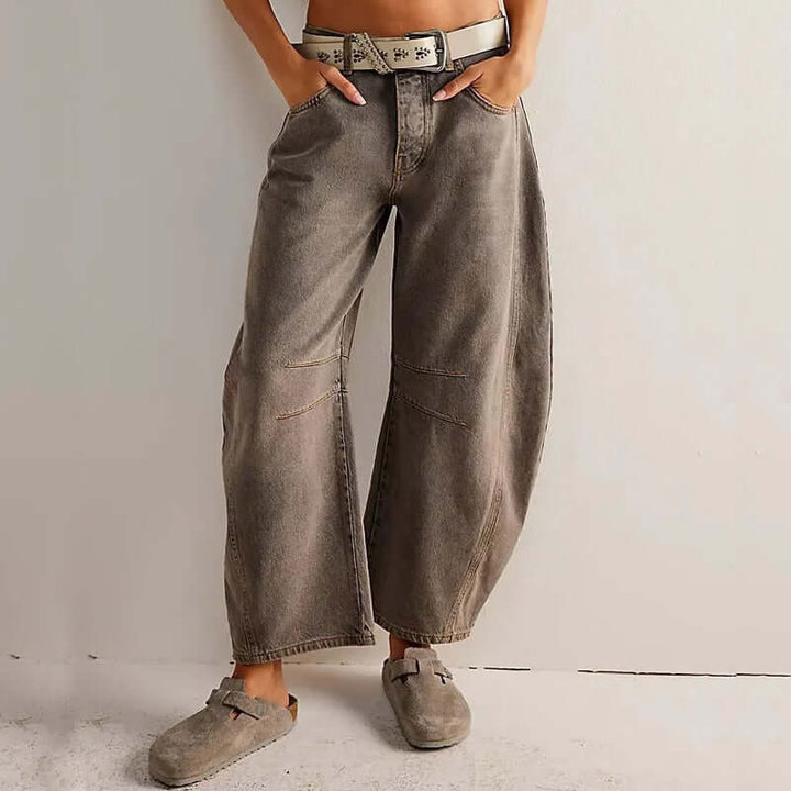 Women's High Waist Wide Leg Jeans: Comfortable & Stylish