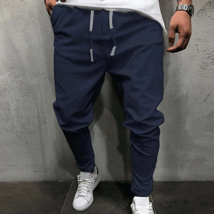 Men's Tapered Joggers: Elastic Waist & Cuffs