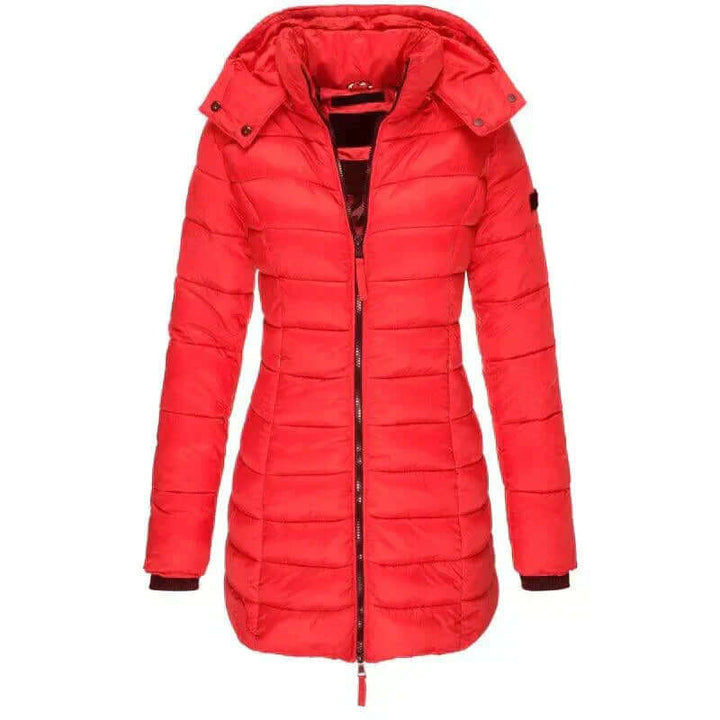 Women's Long Hooded Puffer Jacket