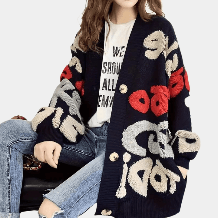 Women's Elegant Cotton Cardigan: All-Season Versatile Layer