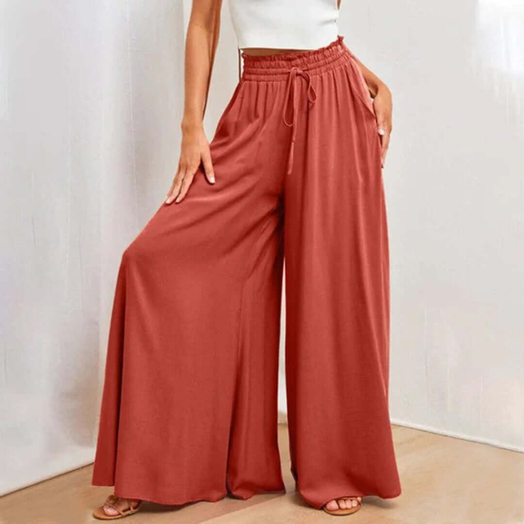 Women's Flowy Maxi Skirt with Pockets