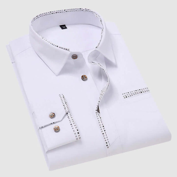 Men's Relaxed-Fit Long-Sleeve Shirt