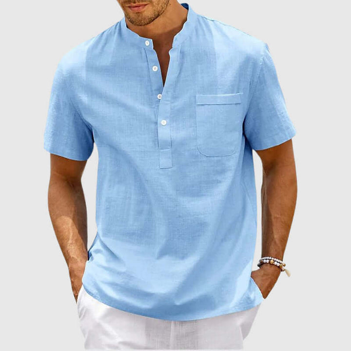 Men's Relaxed Fit Summer Beach Shirt