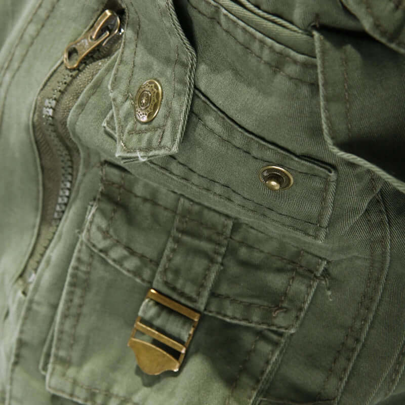 Men's Camo Cargo Combat Pants: Relaxed Fit Trousers