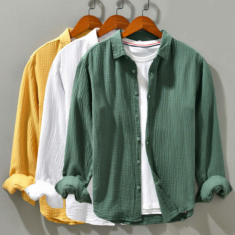 Men's Relaxed Fit Cotton Shirt