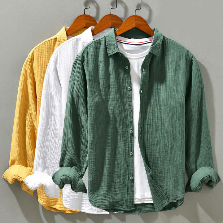 Men's Relaxed Fit Cotton Shirt