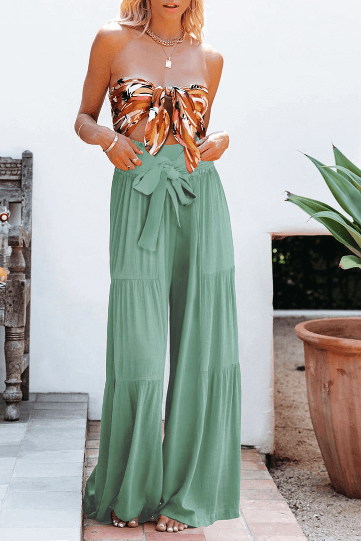 Women's High Waist Wide Leg Pants: Loose Fit, Comfortable Trousers