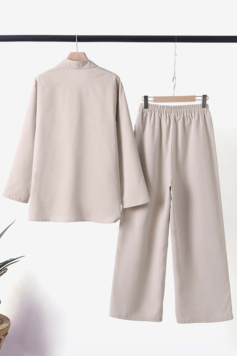 Women's Elegant Two-Piece Long-Sleeve Set