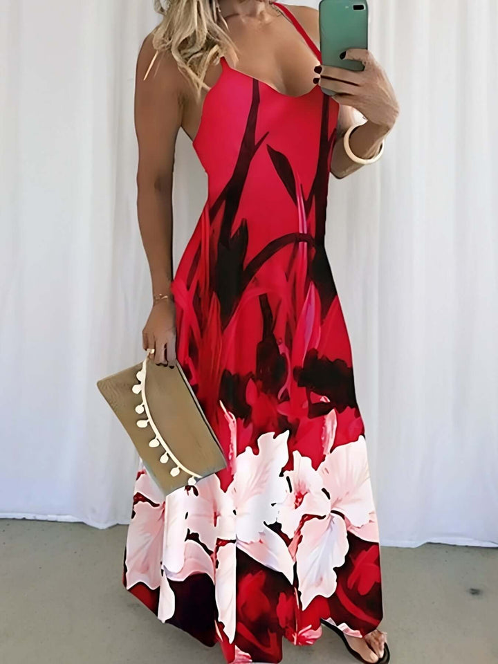 Floral Print Summer Dress: Versatile & Comfortable