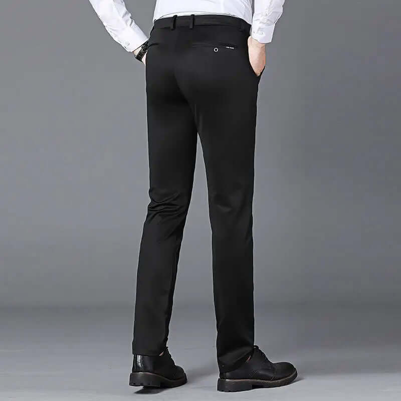 Men's Slim Fit Dress Trousers: Tailored Formal Wear