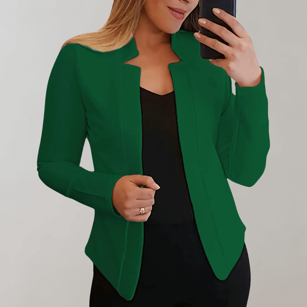 Women's Tailored Open-Front Blazer