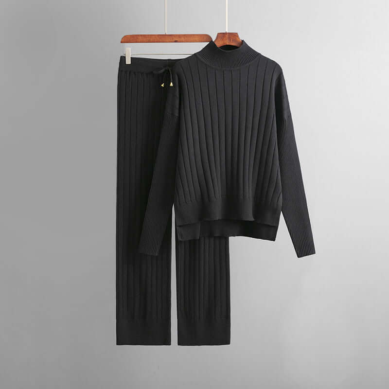 Women's Relaxed Fit Knitted Two-Piece Set