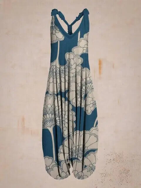 Women's Bohemian Halter Neck Jumpsuit
