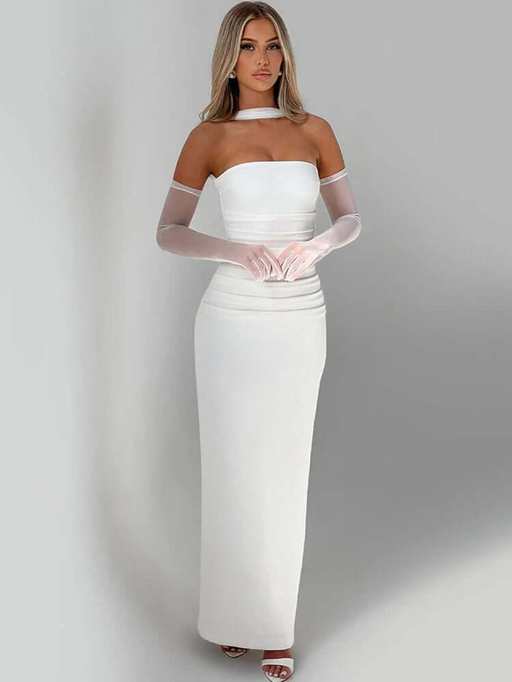 Elegant Floor-Length Women's Evening Gown